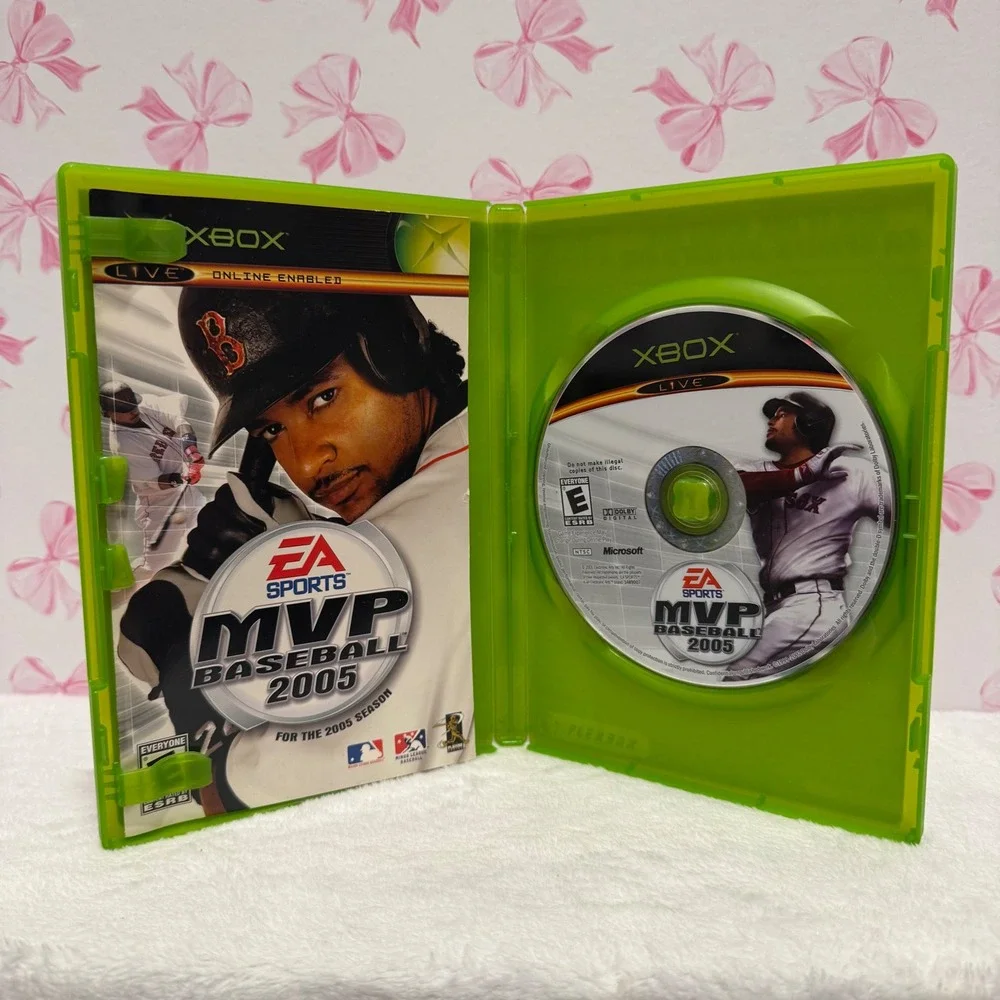 XBOX EA SPORTS‎ MVP BASEBALL 2005 VIDEO GAME DISC AND CASE